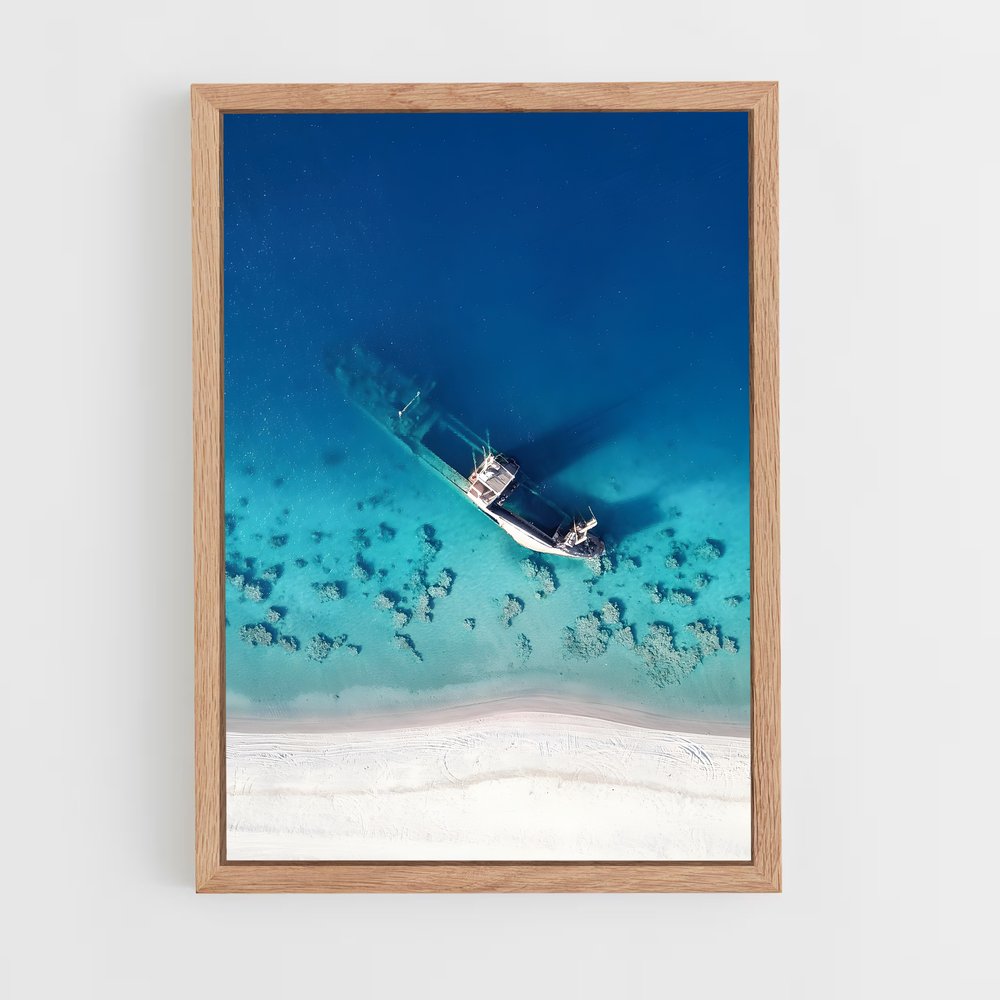 Poster Voyage en Mer Rouge – affiche Plongée sous-marine (vue 4)